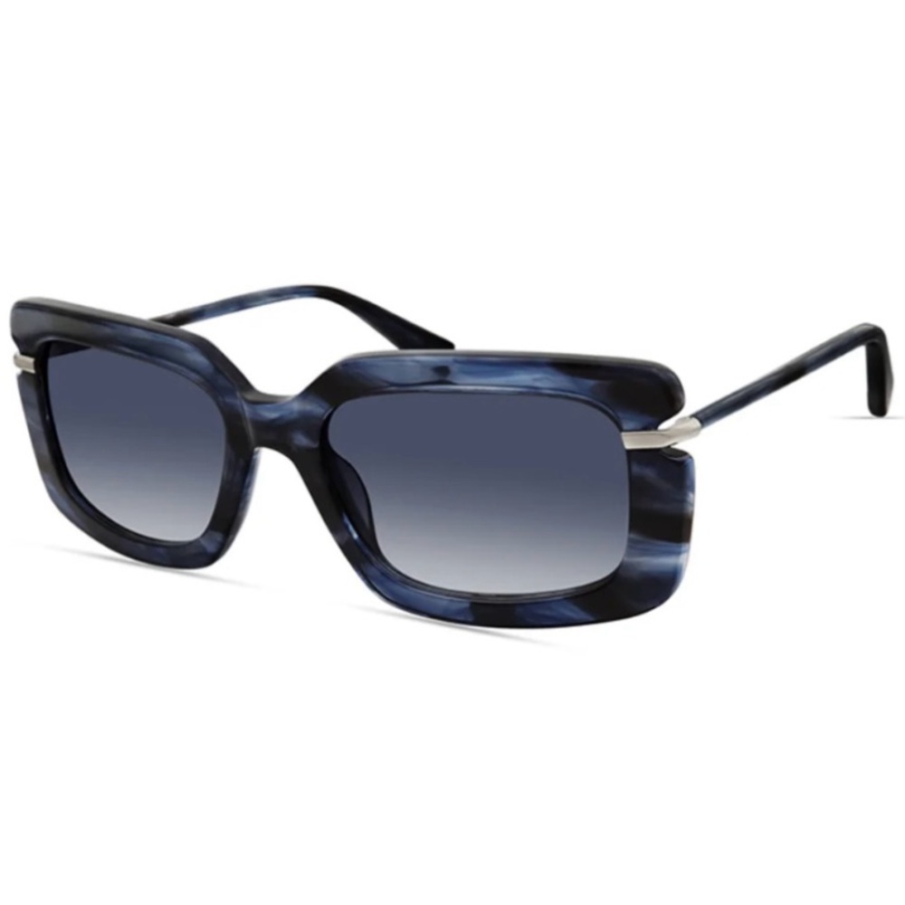 Derek Lam Sunglasses Blue Smoke Comes with Box Eyeglass Case and Pouch